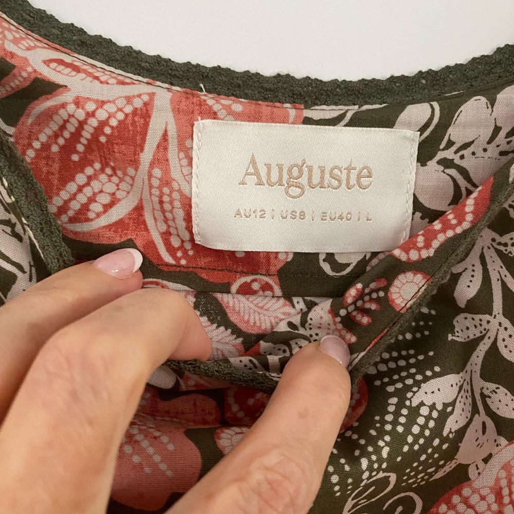 Auguste The Label Midi Dress Size AU 12 - Picture 3 of 4